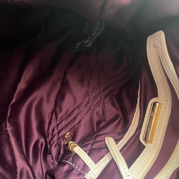 🔥SALE B. Makowsky Black leather Nolita Shopper Shoulder Bag - Picture 4 of 6